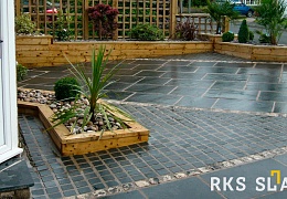 Брусчатка RKS Slate Belgian Black 200х100 мм