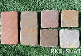 Брусчатка RKS Slate Belgian Multi 200х100 мм