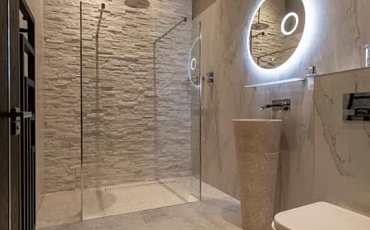 Натуральный камень в ванной комнате: эстетика SPA-зоны