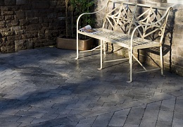 Брусчатка RKS Slate Belgian Black 100х100 мм