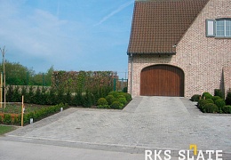 Брусчатка RKS Slate Belgian Grey 200х100 мм
