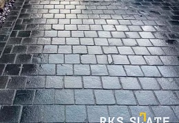 Брусчатка RKS Slate Belgian Black 200х100 мм
