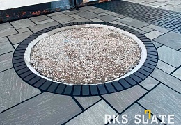 Брусчатка RKS Slate Belgian Black 200х100 мм