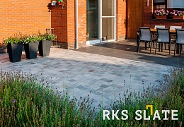 Брусчатка RKS Slate Belgian Grey 200х100 мм