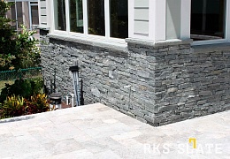 Облицовочный камень RKS SLATE Greenwich Gray Strips