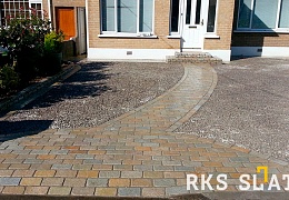 Брусчатка RKS Slate Belgian Yellow 100х100 мм