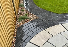 Брусчатка RKS Slate Belgian Black 100х100 мм