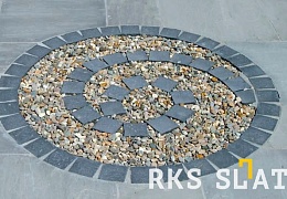 Брусчатка RKS Slate Belgian Black 200х100 мм