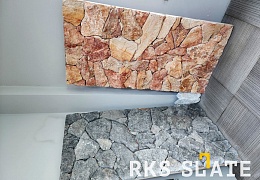 Облицовочный камень RKS SLATE Anthracite Grey Marble Loose