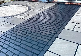Брусчатка RKS Slate Belgian Black 200х100 мм