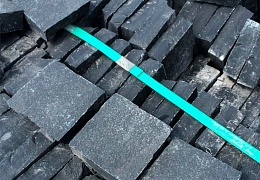 Брусчатка RKS Slate Belgian Black 200х100 мм