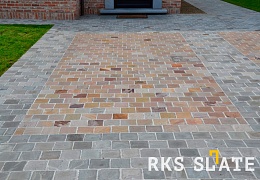 Брусчатка RKS Slate Belgian Grey 200х100 мм