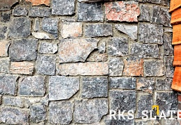 Облицовочный камень RKS SLATE Black Marble Castle