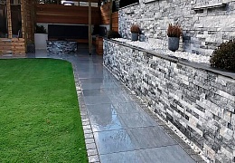 3D панели RKS SLATE Мрамор Cloudy Grey Classic