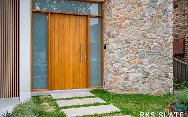 Облицовочный камень RKS SLATE Beige Quartz Loose: Идеальный выбор для вашего фасада!