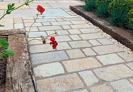 Брусчатка RKS Slate Belgian Yellow 100х100 мм