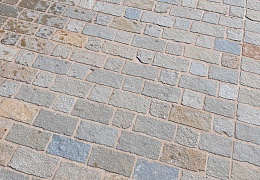 Брусчатка RKS Slate Belgian Yellow 100х100 мм