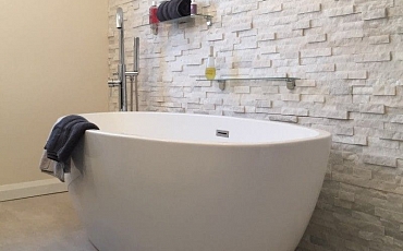 Натуральный камень в ванной комнате: эстетика SPA-зоны