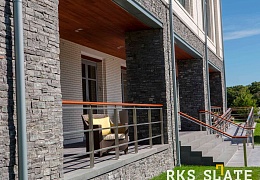 Облицовочный камень RKS SLATE Greenwich Gray Strips