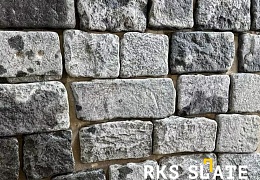 Облицовочный камень RKS SLATE Midnight Black Temple