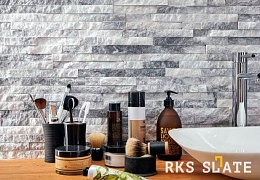 3D панели RKS SLATE Мрамор Cloudy Grey Classic
