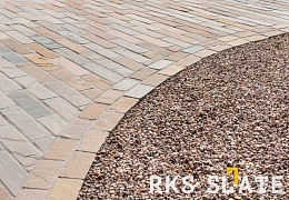Брусчатка RKS Slate Belgian Multi 200х100 мм