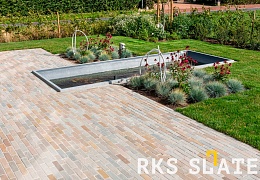 Брусчатка RKS Slate Belgian Multi 200х100 мм