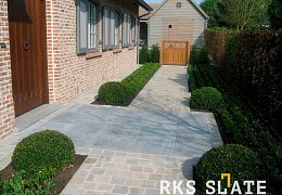 Брусчатка RKS Slate Belgian Grey 200х100 мм