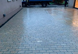 Брусчатка RKS Slate Belgian Yellow 100х100 мм