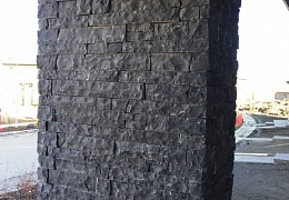 Облицовочный камень RKS SLATE Chittor Black Limestone Strips
