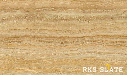 Натуральная плитка из травертина Classic Vein Cut идеальна для интерьера и экстерьера — RKS SLATE 