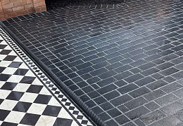 Брусчатка RKS Slate Belgian Black 200х100 мм