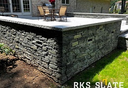 Облицовочный камень RKS SLATE Greenwich Gray Strips