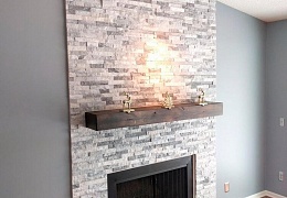 3D панели RKS SLATE Мрамор Cloudy Grey Classic