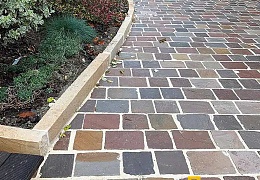 Брусчатка RKS Slate Belgian Multi 200х100 мм