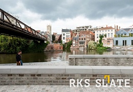 Брусчатка RKS Slate Belgian Grey 200х100 мм