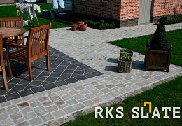 Брусчатка RKS Slate Belgian Grey 200х100 мм