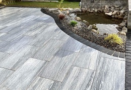 Брусчатка RKS Slate Belgian Black 100х100 мм