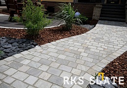 Брусчатка RKS Slate Belgian Grey 200х100 мм