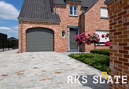 Брусчатка RKS Slate Belgian Grey 200х100 мм