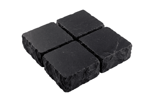 RKS Slate Belgian Black Limestone 100х100 мм. Прочная тротуарная плитка и плитка для пола из натурального известняка. Лучшая цена на плитку из камня известняк
