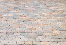 Гранитная брусчатка RKS Slate Vermont, галтованная 200х100 мм