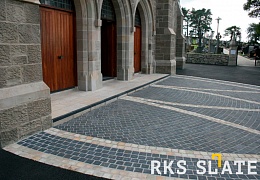 Брусчатка RKS Slate Belgian Black 200х100 мм