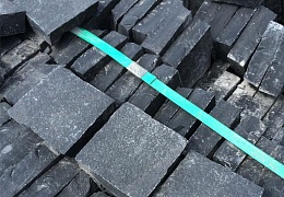 Брусчатка RKS Slate Belgian Black 100х100 мм