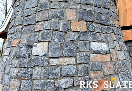 Облицовочный камень RKS SLATE Black Marble Castle