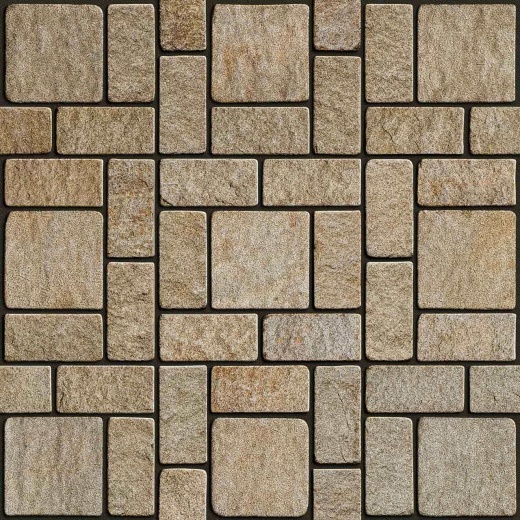 Гранитная брусчатка RKS Slate Vermont 200х100 мм на дорожке: купить, мощение, ландшафтный дизайн