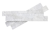 3D панели из камня RKS SLATE Кварцит White Quartz Rockface