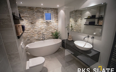 Натуральный камень в ванной комнате: эстетика SPA-зоны