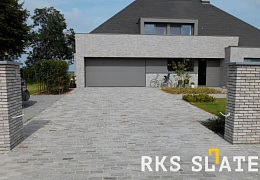 Брусчатка RKS Slate Belgian Grey 200х100 мм
