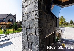 Облицовочный камень RKS SLATE Greenwich Gray Castle